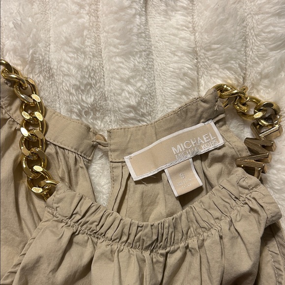 Michael Kors Halter Midi Dress w/ Necklace - Picture 13 of 16